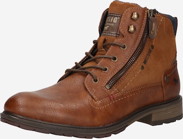 Bottes MUSTANG en marron : devant