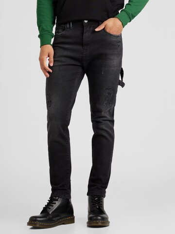 Elias Rumelis Slimfit Jeans 'Jolando' in Zwart: voorkant