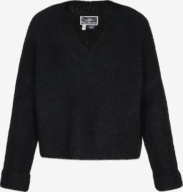 DreiMaster Maritim Sweter 'Maritime' w kolorze czarny: przód