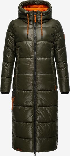 NAVAHOO Χειμερινό παλτό 'Schmuseengel' σε λαδί / πορτοκαλί / μαύρο / λευκό, Άποψη προϊόντος