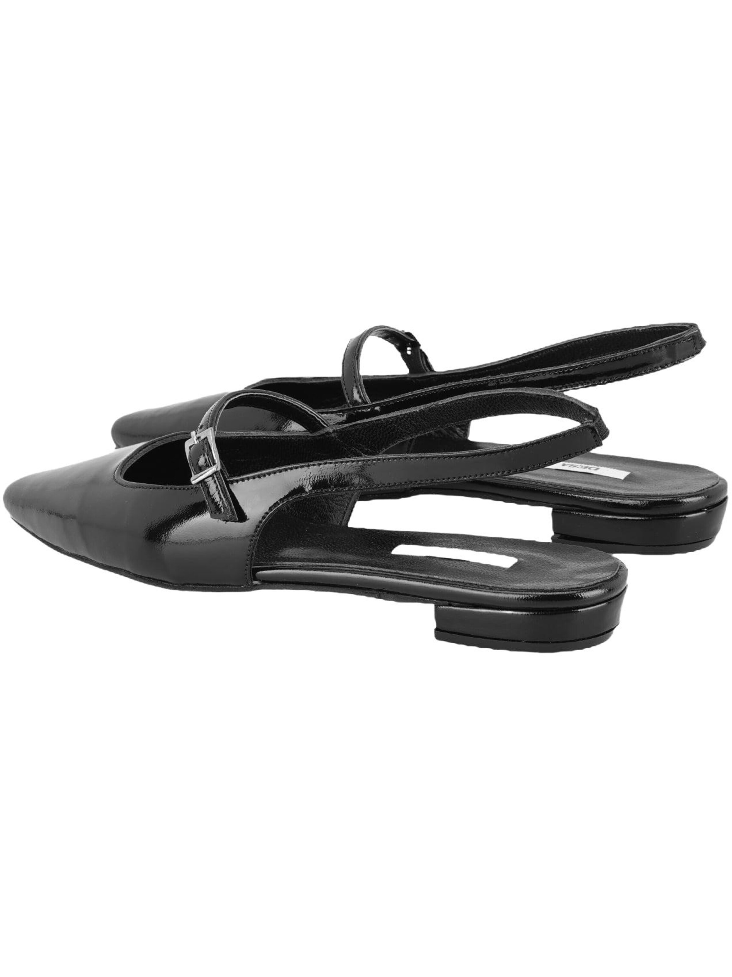 Desa Ballet Flats 'Slingback-Ballerinas' in Black