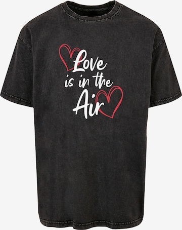 Maglietta 'Valentines Day - Love is in the Air' di Merchcode in grigio: frontale