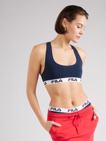 FILA Бюстье Бюстгальтер в Синий: спереди
