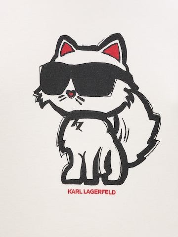 Karl Lagerfeld Collegepaita värissä valkoinen
