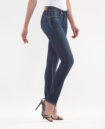 Coupe slim Jean Le Temps Des Cerises en bleu