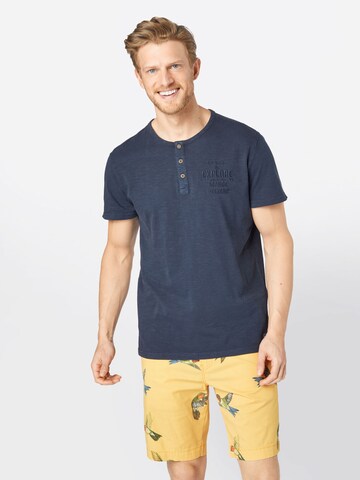 TOM TAILOR Shirt in Blue: front