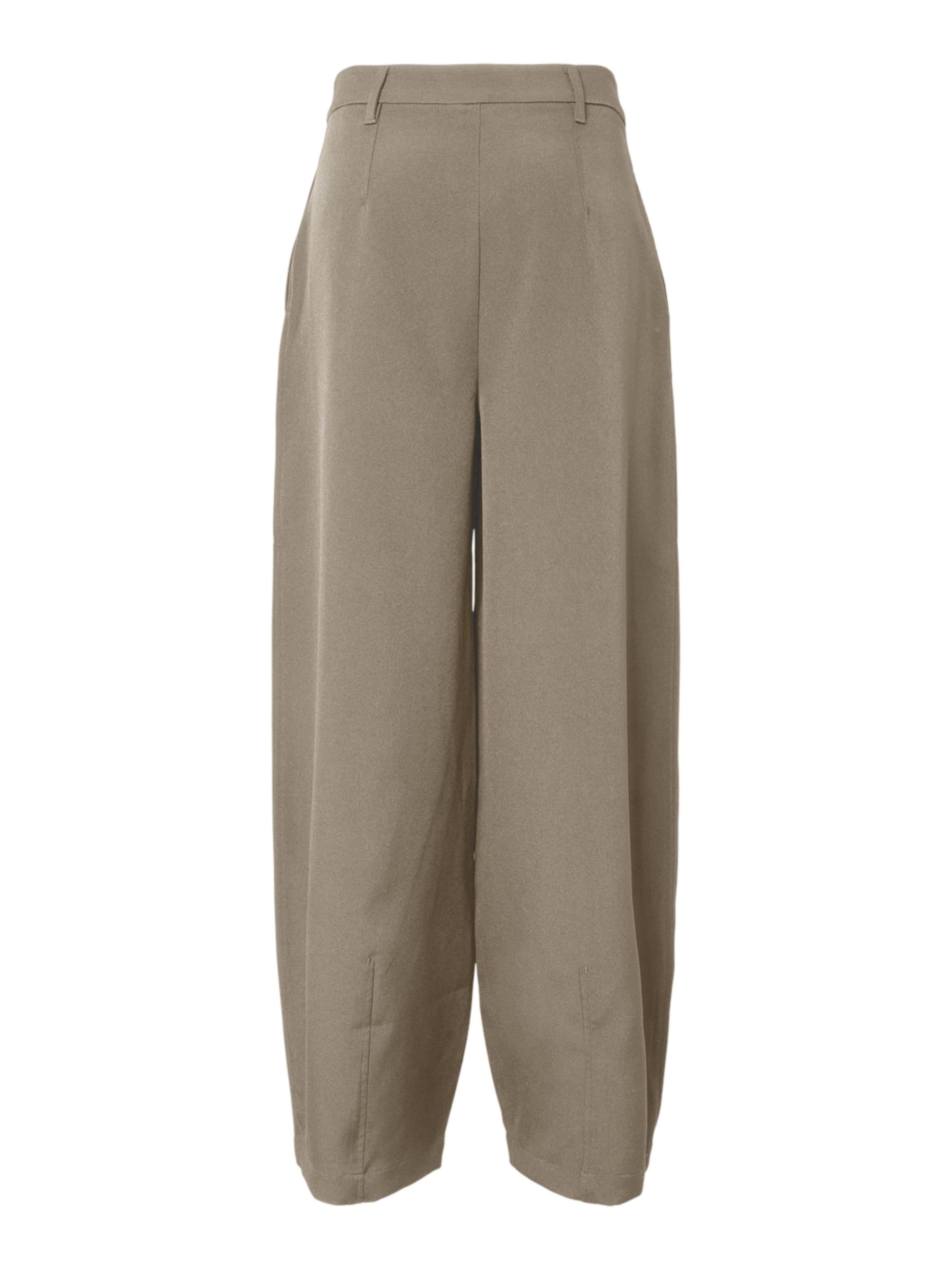 Baggy Pantaloni con pieghe 'PCOLIVIA' di PIECES in marrone