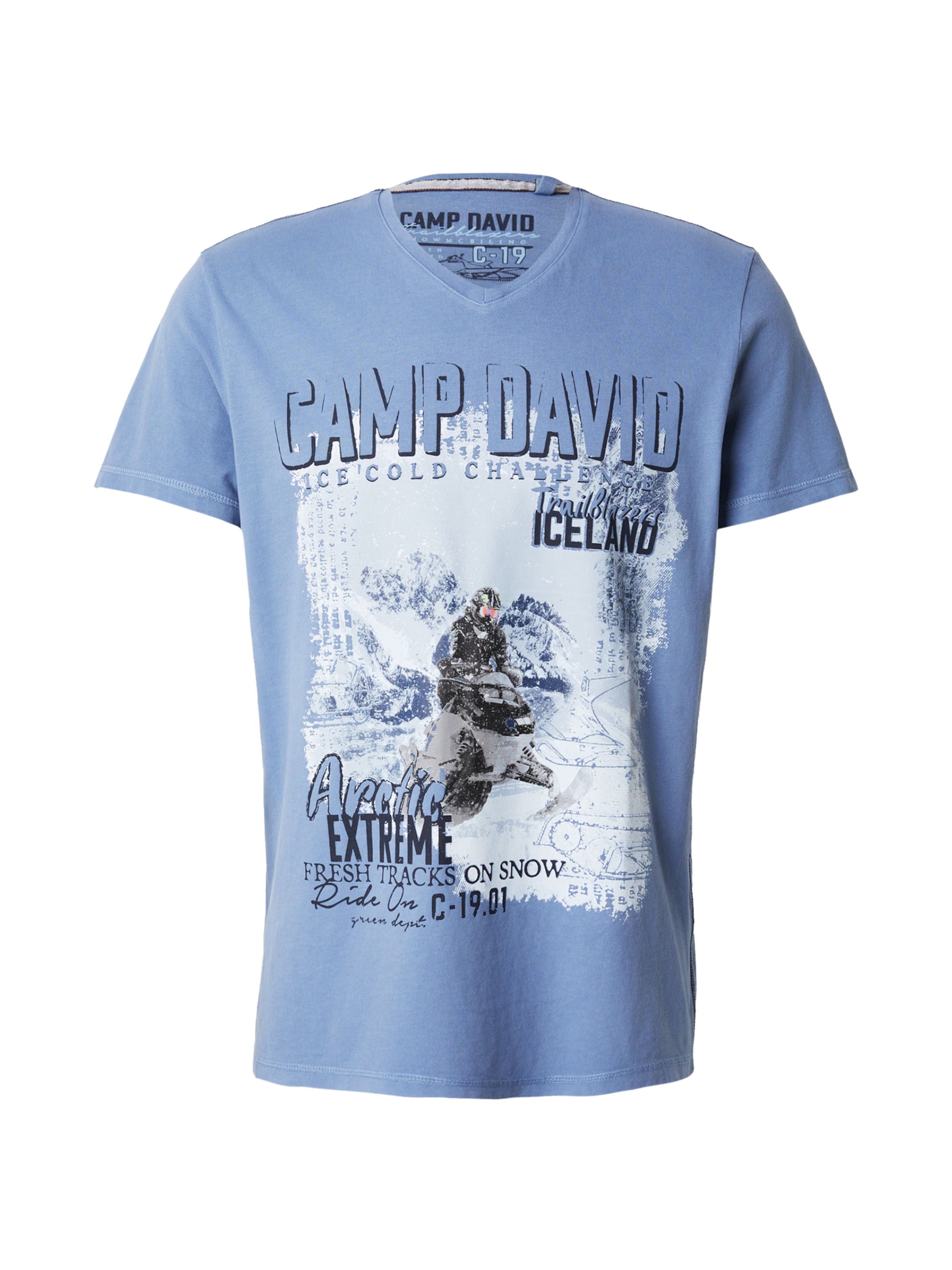 CAMP DAVID Bluser & t-shirts i blå: forside