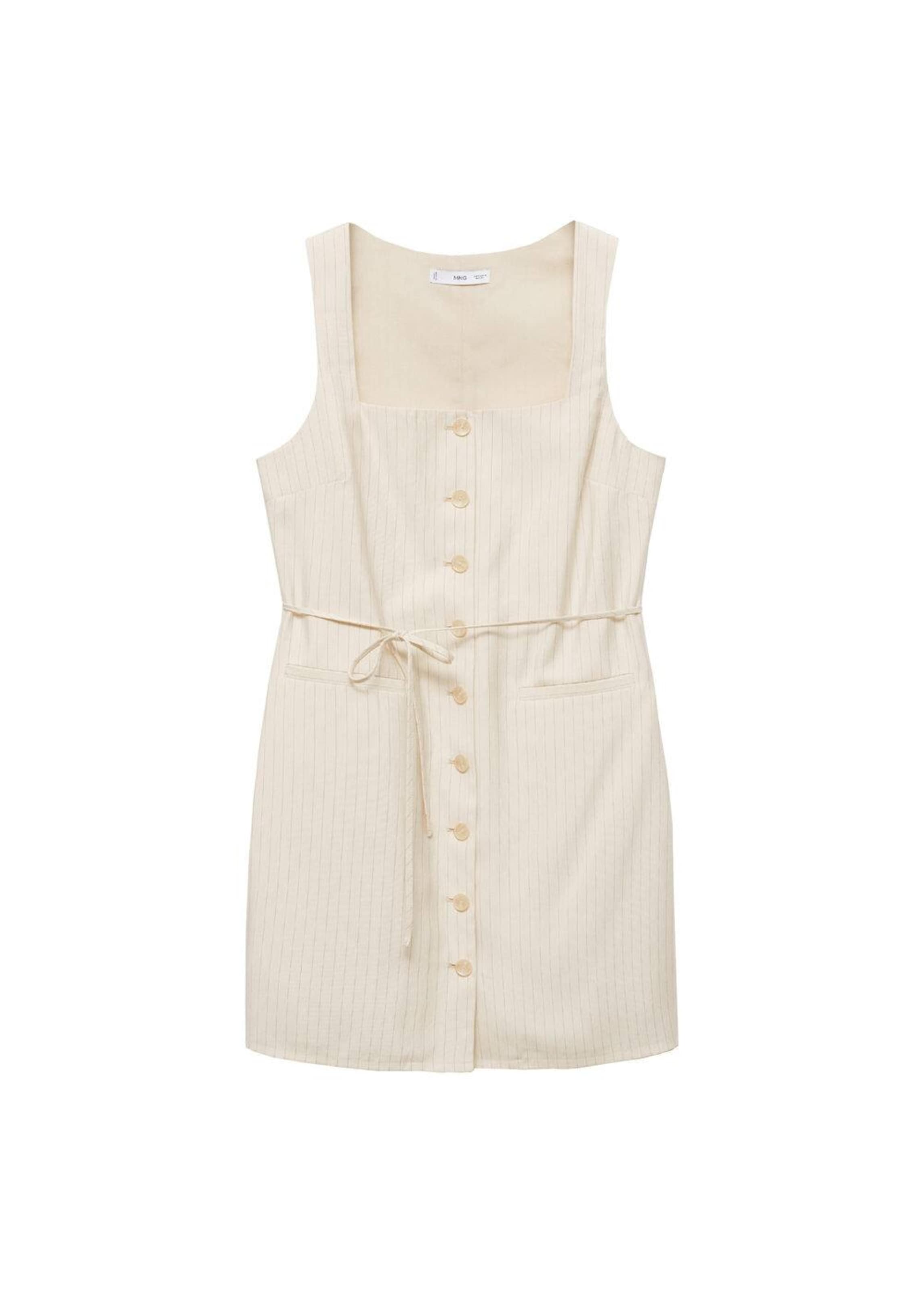 Robe 'ELISA' MANGO en beige : devant