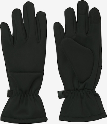 juoda Jack & Jones Junior Pirštinės 'JACTECH': priekis