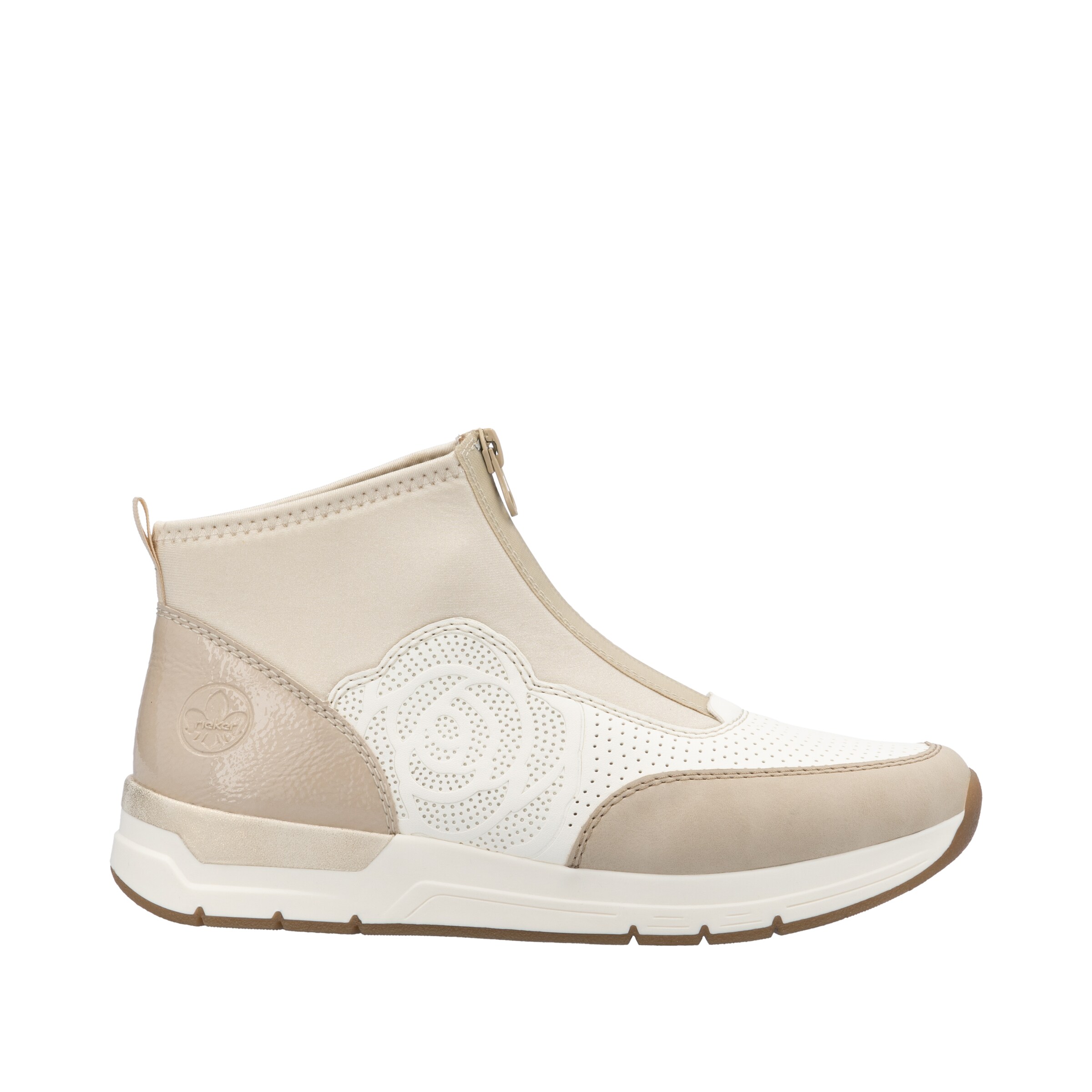 Baskets hautes Rieker en beige