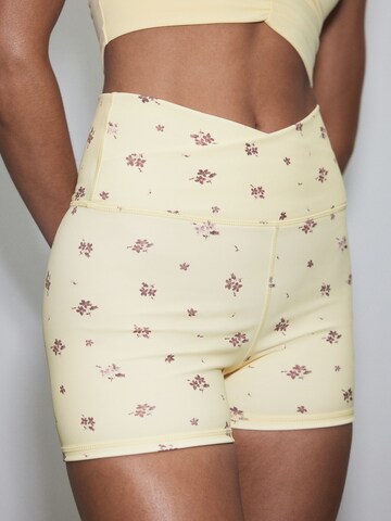 Next Skinny Sportbroek in Geel