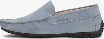 Kazar Moccasins in Blue: front