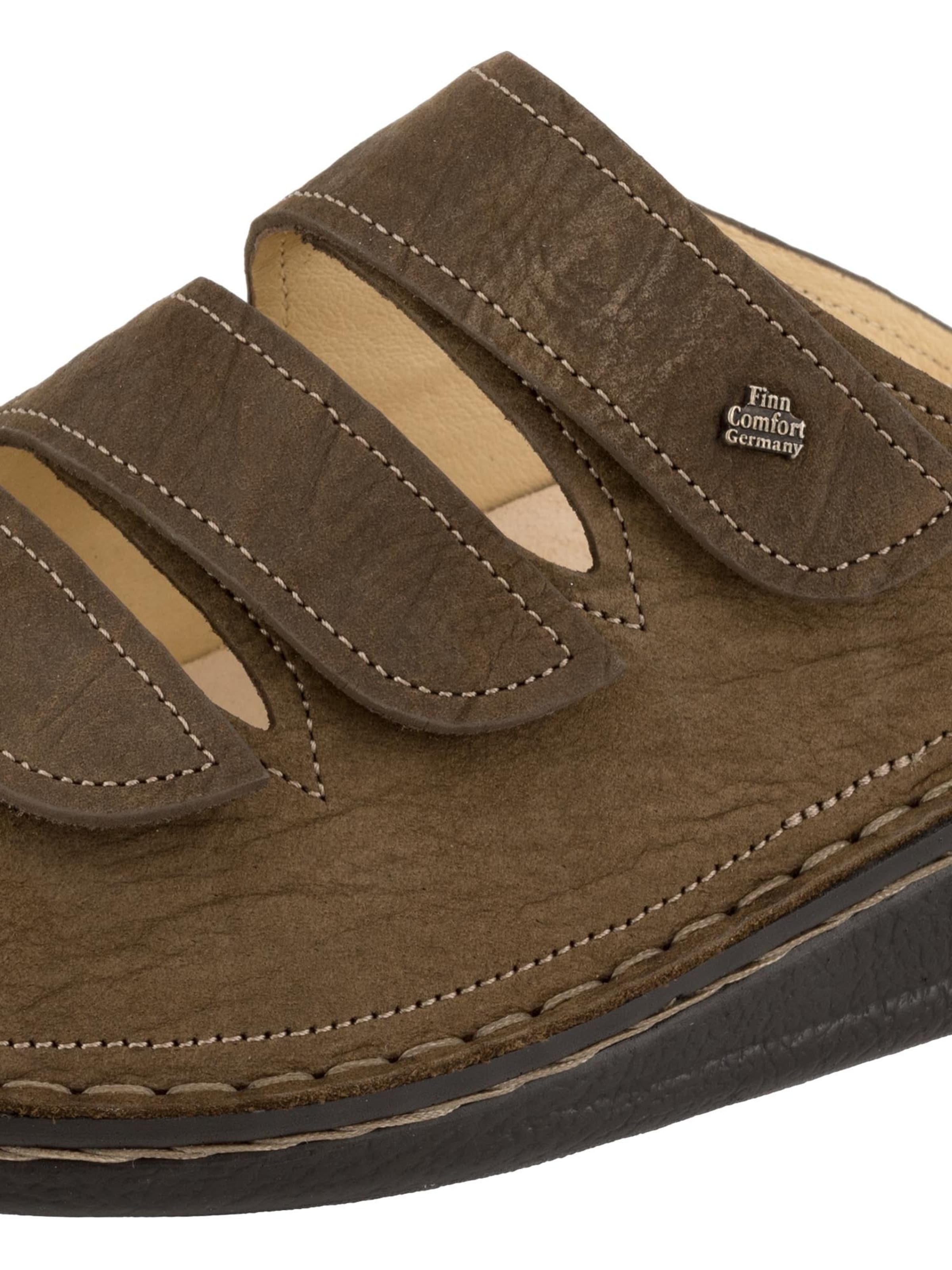 Finn Comfort Muiltjes 'Korfu' in Bruin