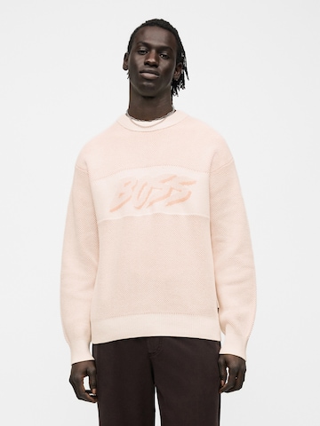 BOSS Sweter 'Kaywatch' w kolorze beżowy: przód