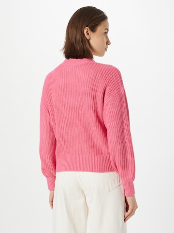 JDY Knit Cardigan 'Justy' in Pink