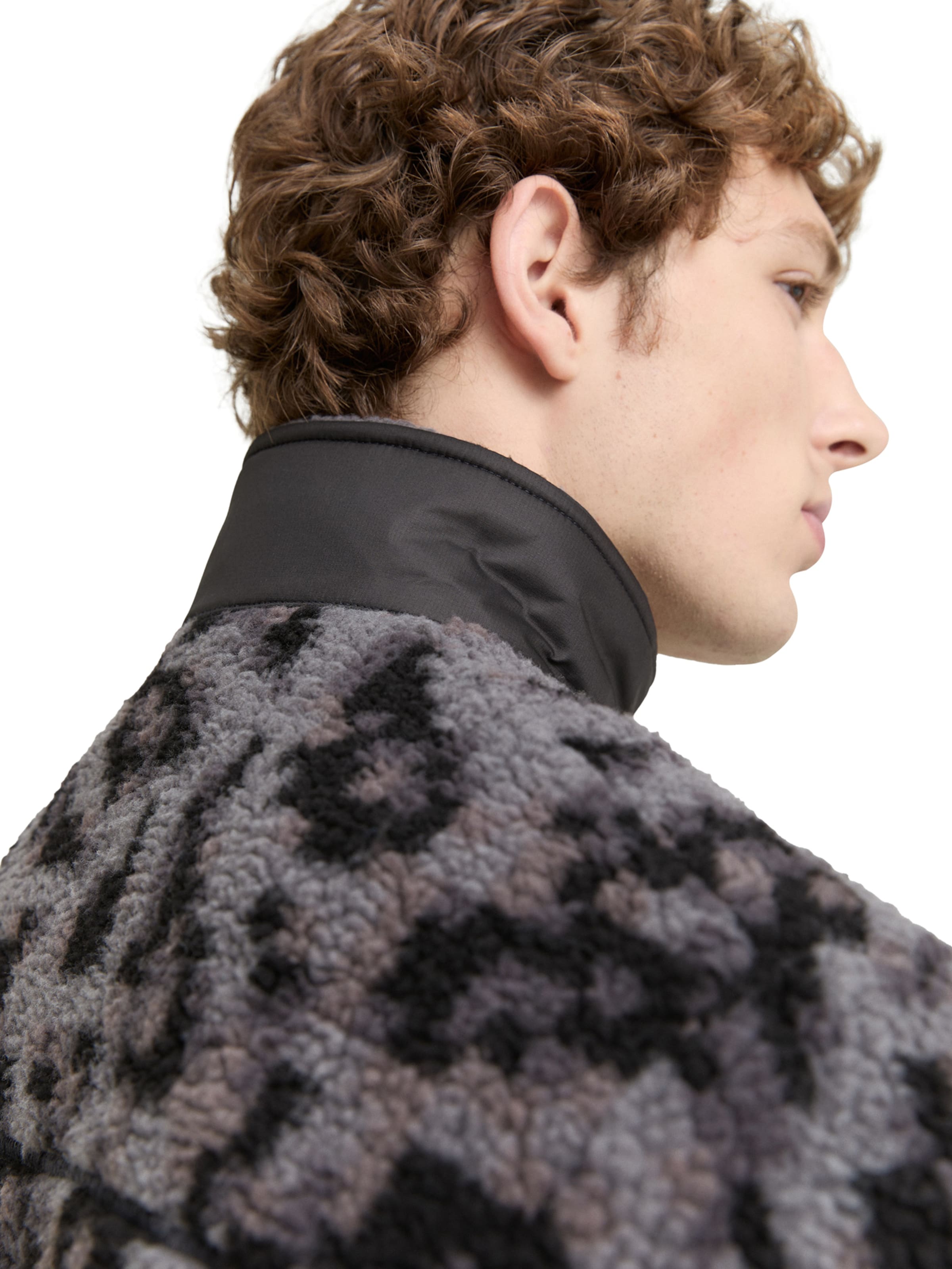 TOM TAILOR DENIM Between-Season Jacket in Black