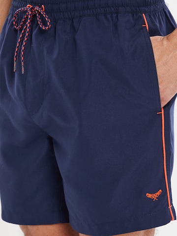 Threadbare Sportbadehose 'Briar' in Blau