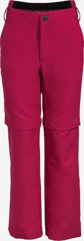 VAUDE Regular Outdoor Pants 'Detective' in Red: front