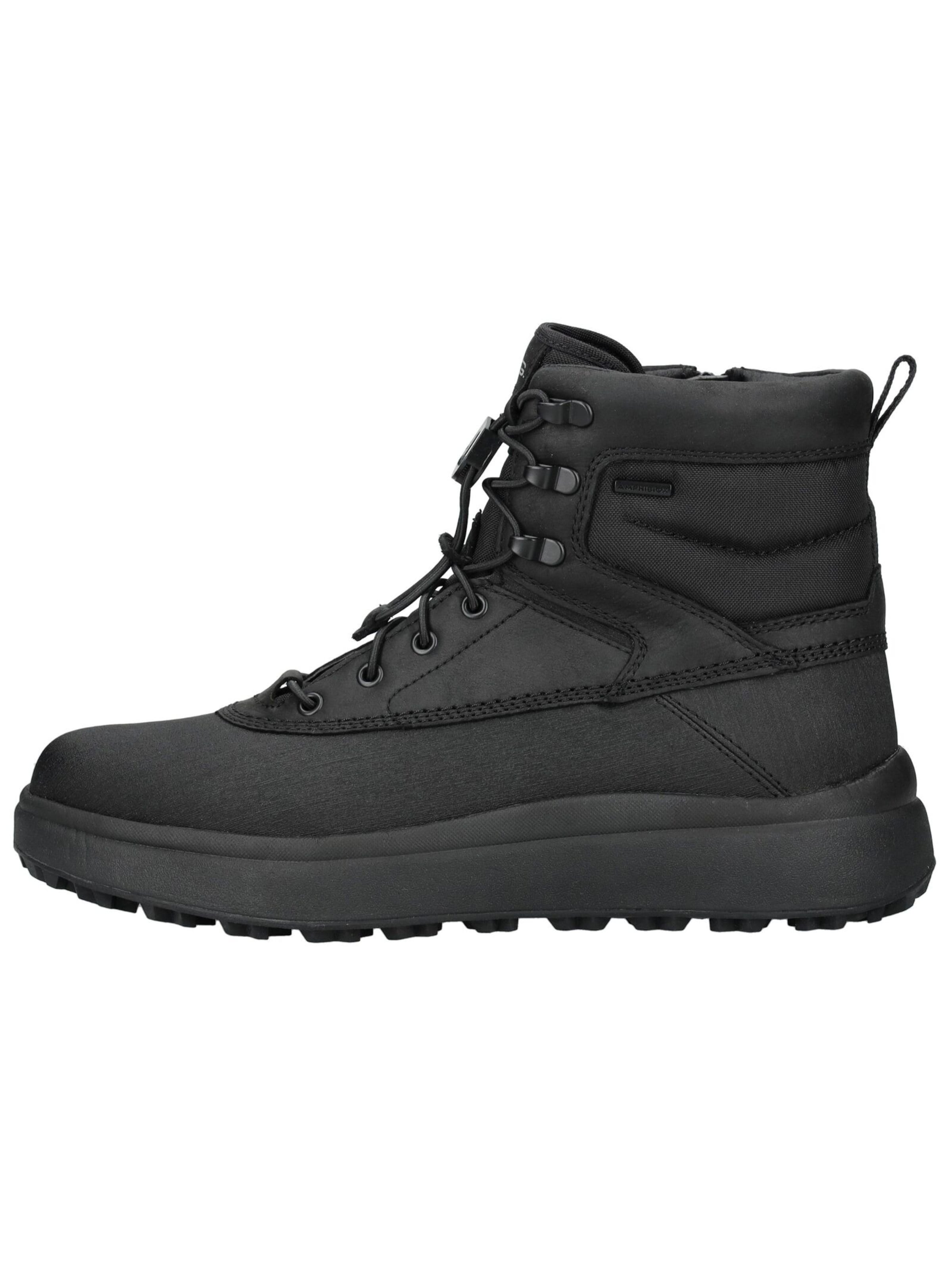 GEOX Schnürstiefel in Schwarz
