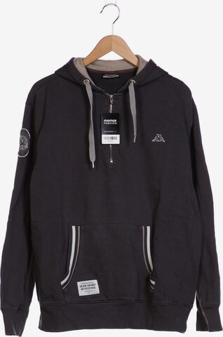 KAPPA Sweatshirt & Zip-Up Hoodie in XXL in Grey: front