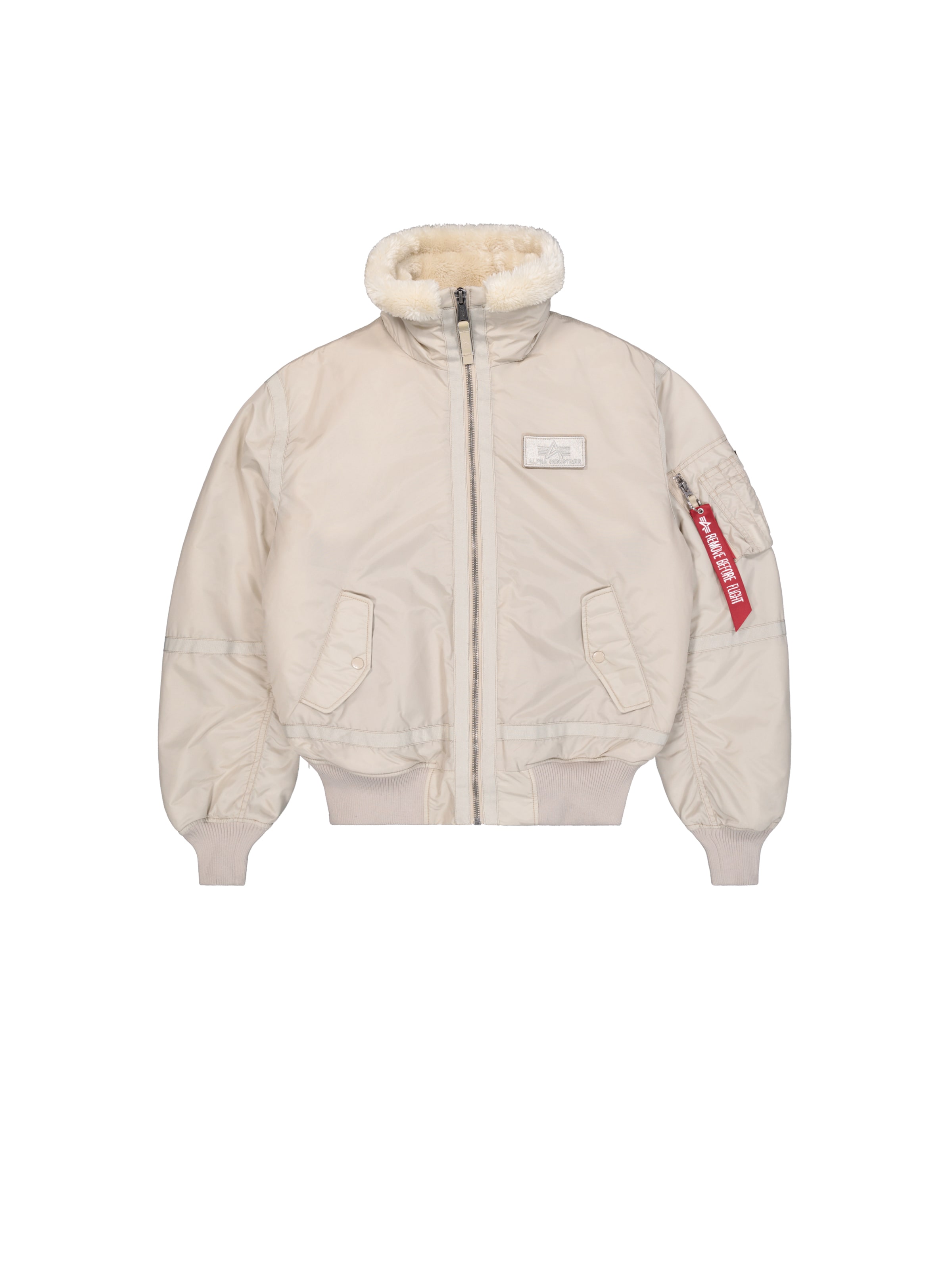 Giacca di mezza stagione di ALPHA INDUSTRIES in beige: frontale