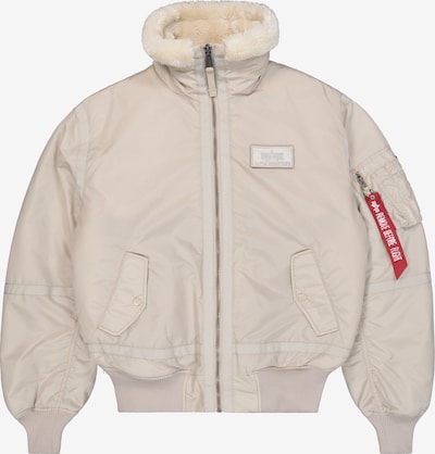 ALPHA INDUSTRIES Prijelazna jakna u bež / crvena, Pregled proizvoda