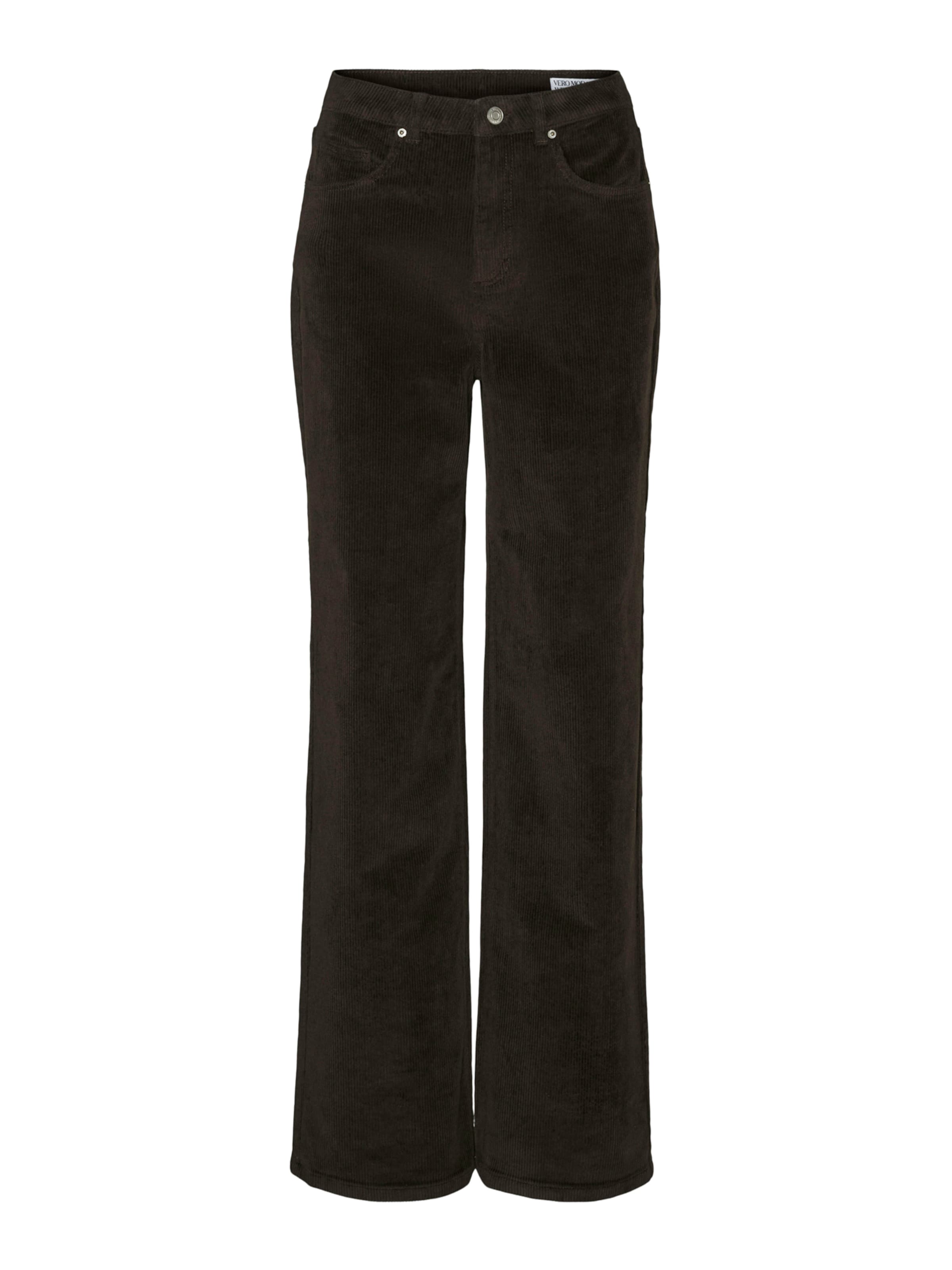 VERO MODA Wide leg Pants 'VMTessa' in Brown: front