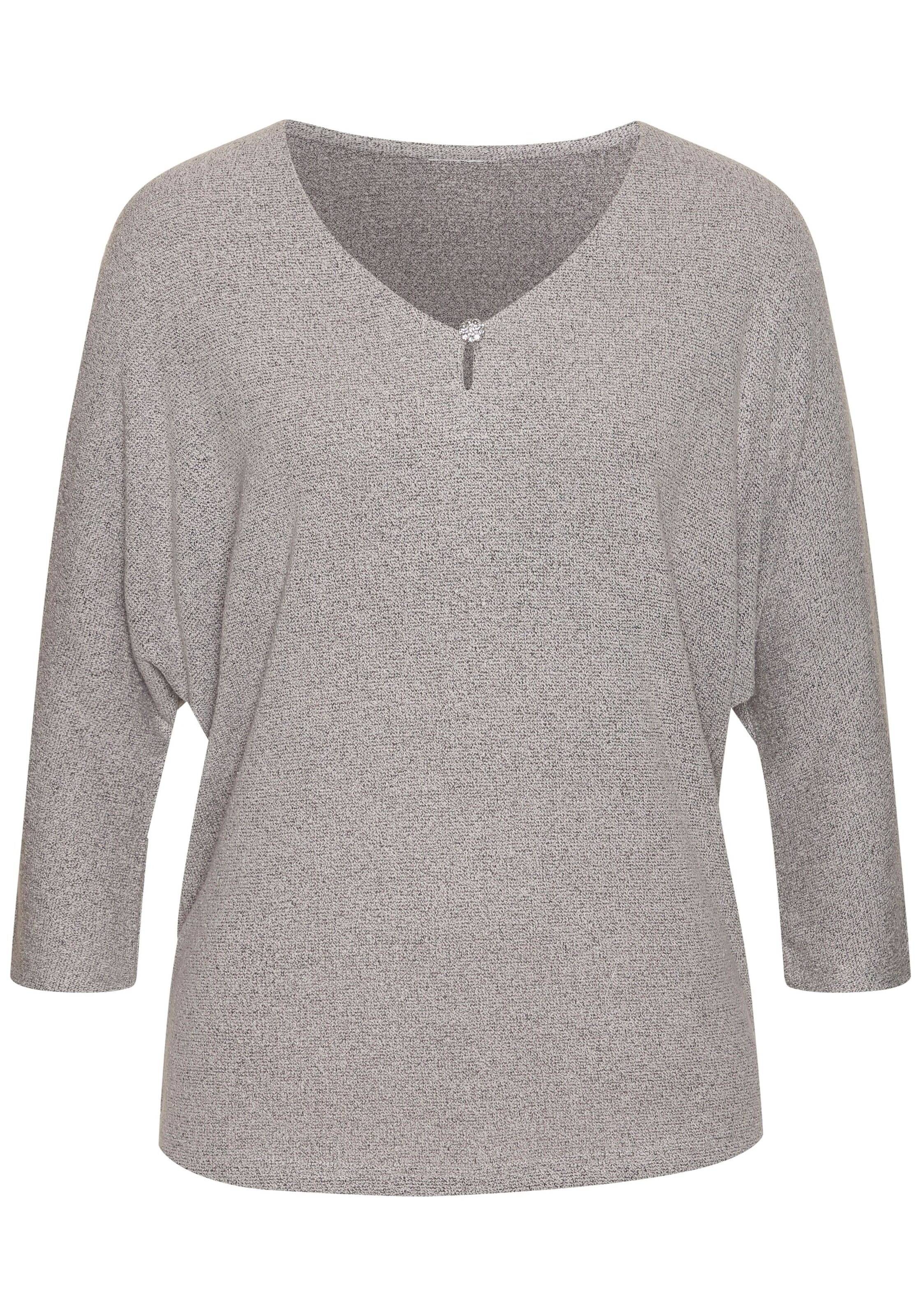 LASCANA Тениска в сиво: отпред