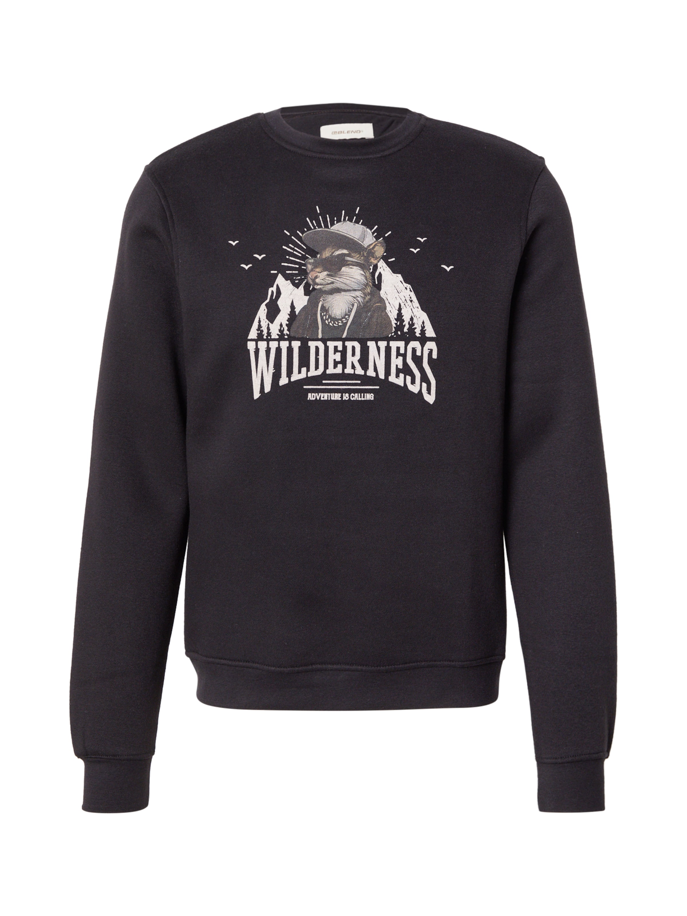 BLEND Sweatshirt 'BHIAN' i sort: forside