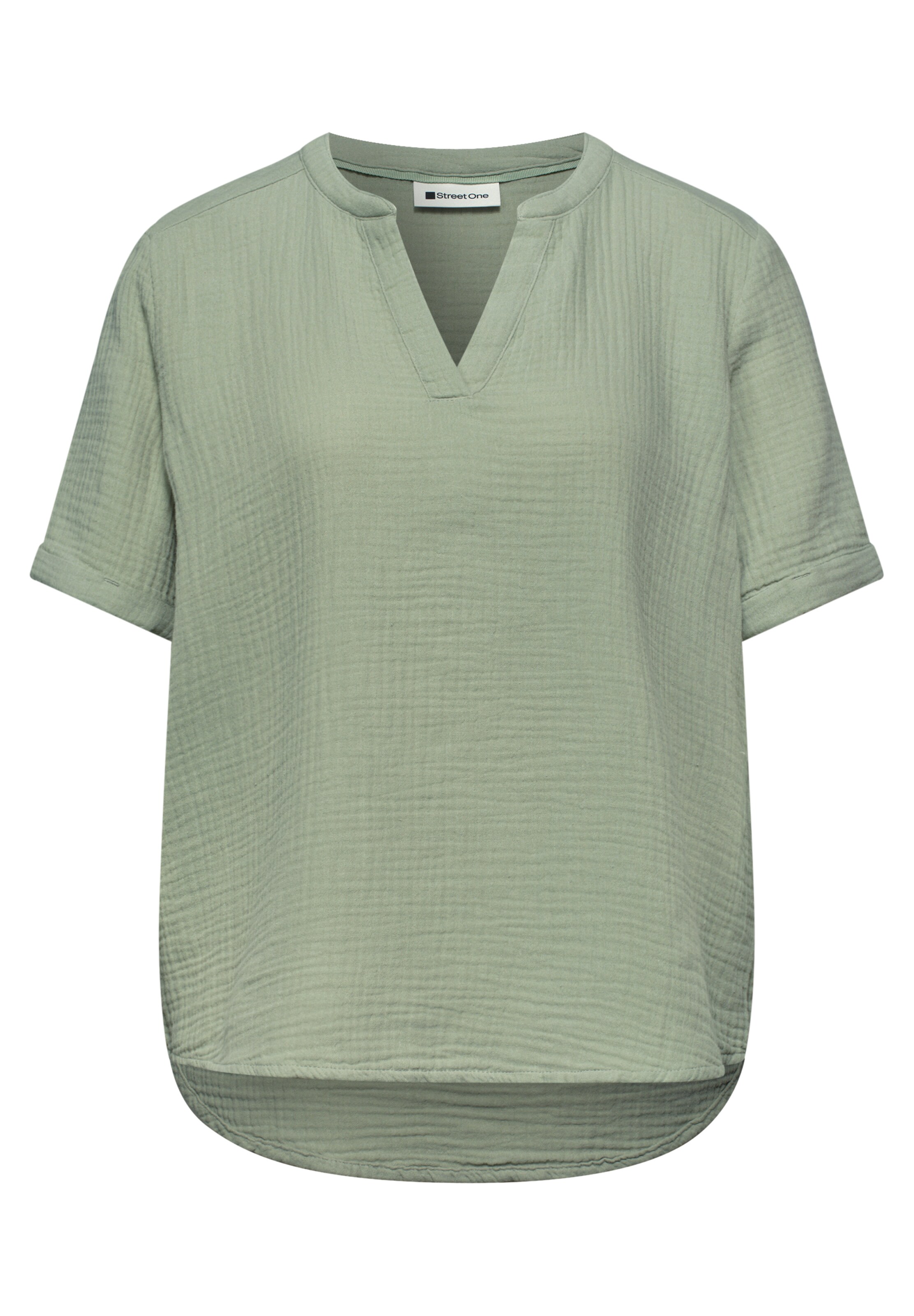 STREET ONE Bluse in Grün: Vorderseite