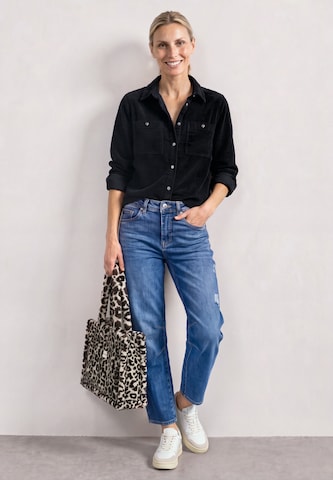 STREET ONE Bluza | modra barva: sprednja stran