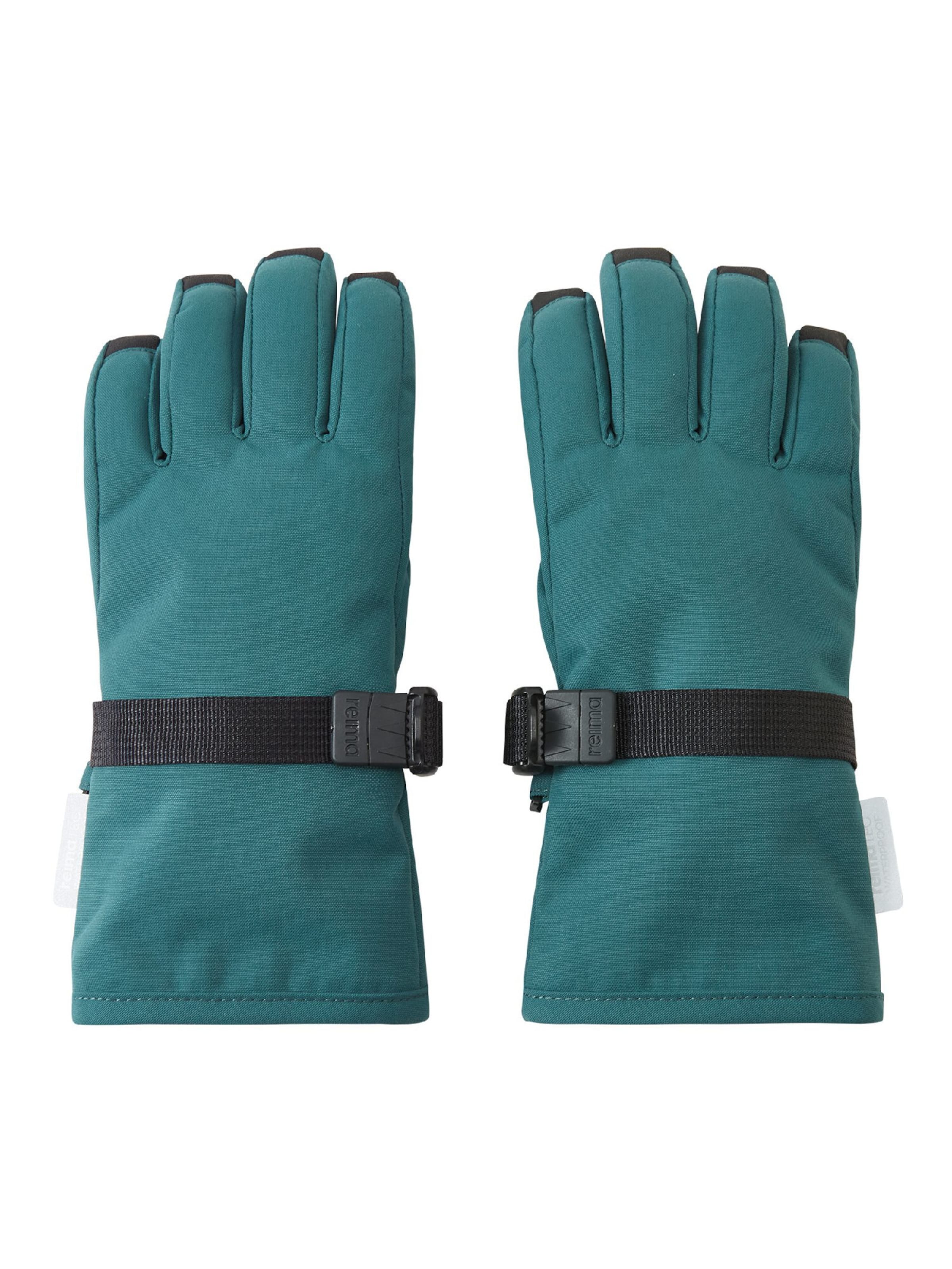 Reima Gloves 'Tartu' in Green: front