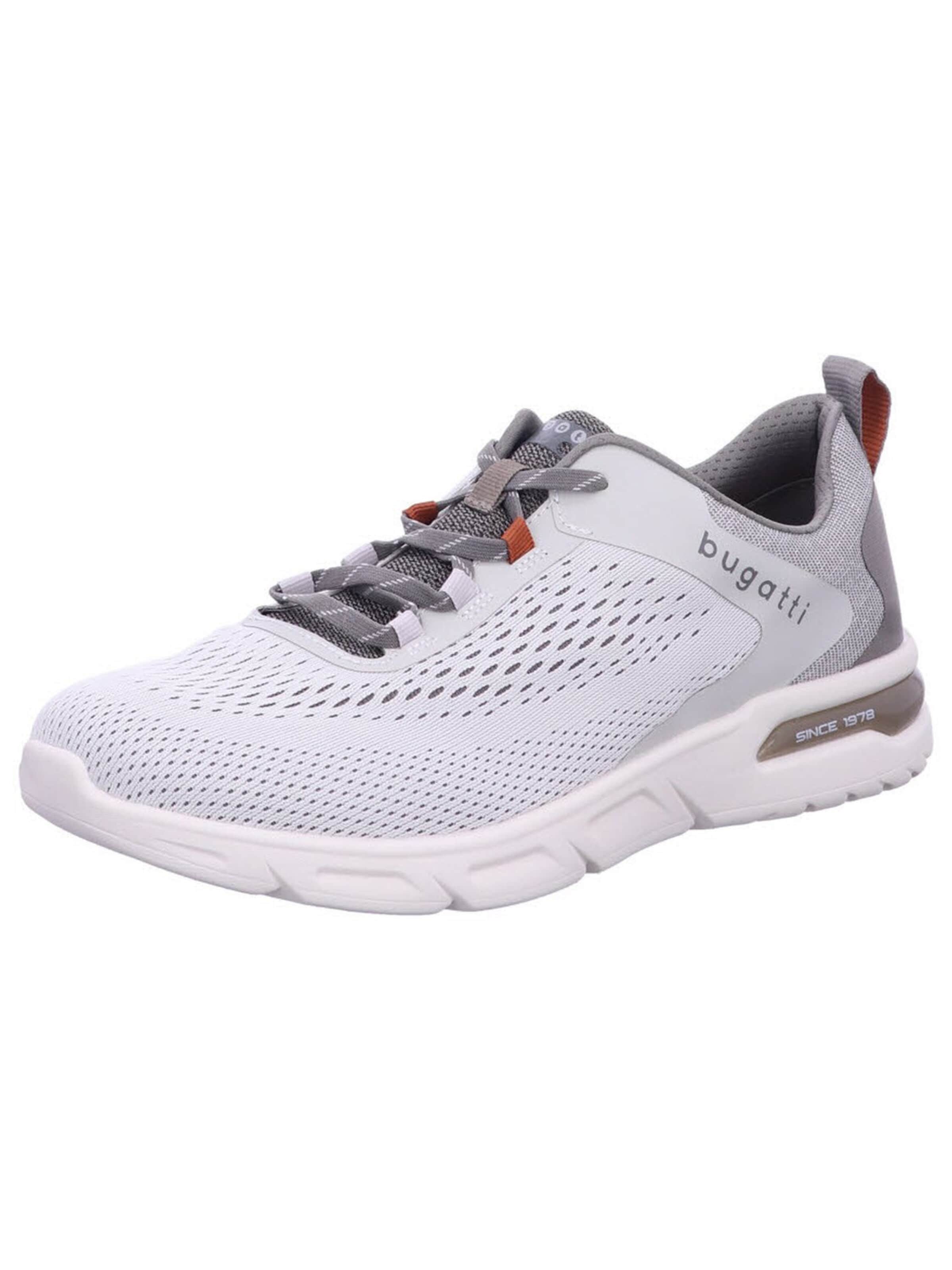 Scarpa stringata sportiva 'Schnürschuh Herren 341ADT056900-2100 Textil in grau' di bugatti in grigio: frontale