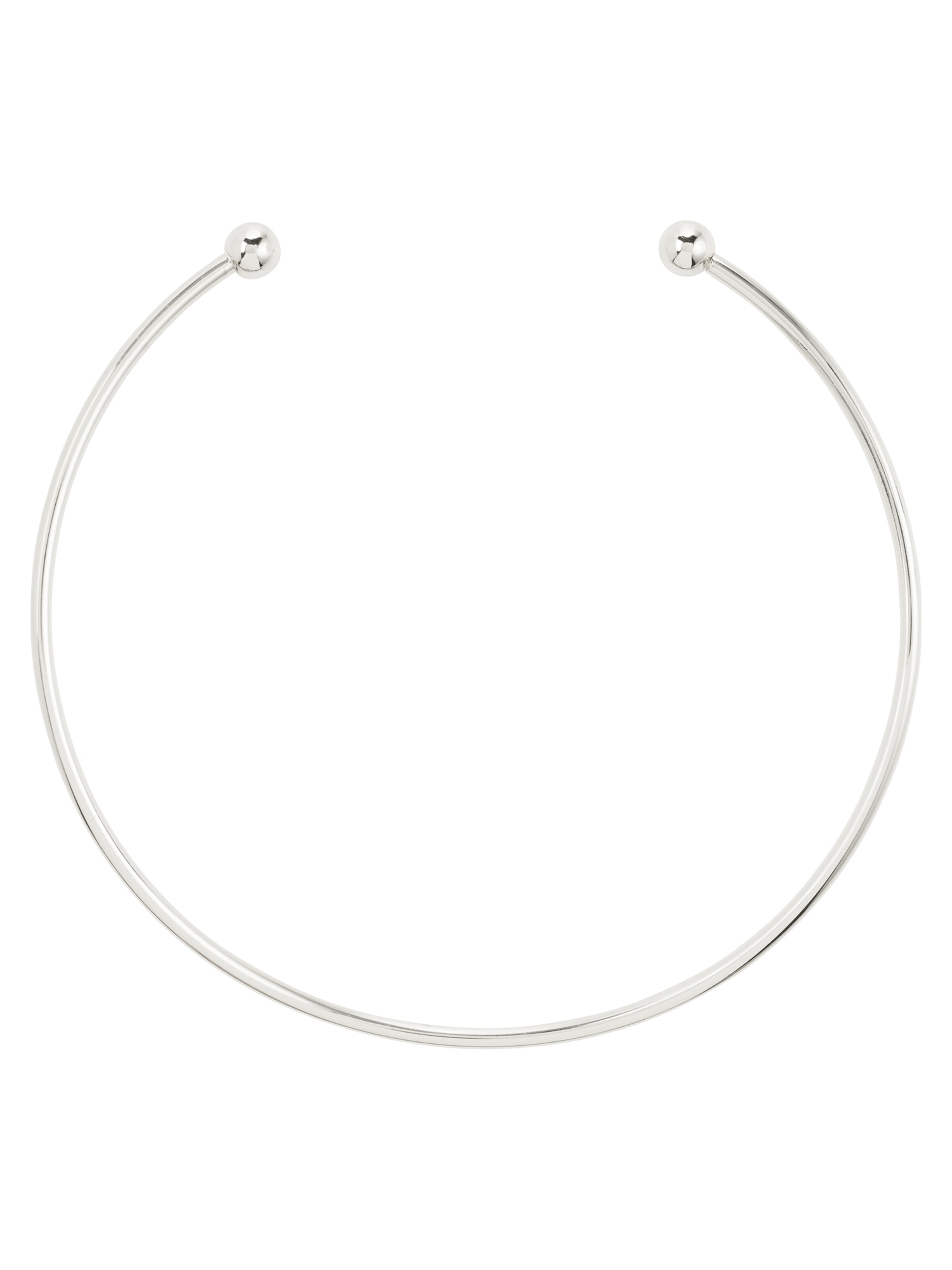 Pilgrim Necklace in Silver: front