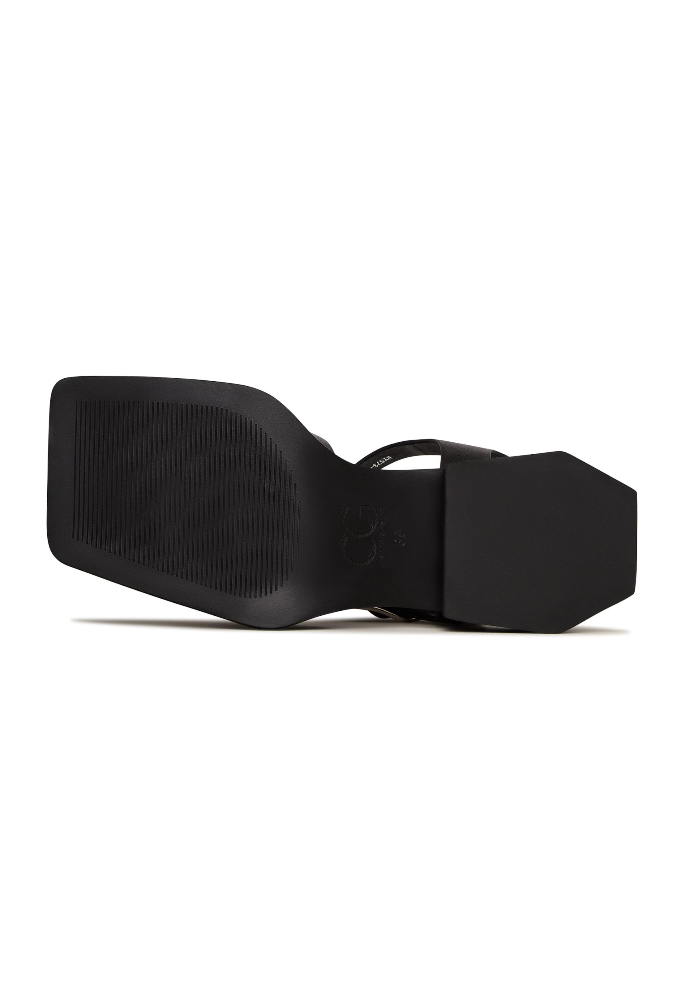 CESARE GASPARI Sandalen met riem in Zwart