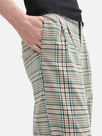 TOM TAILOR DENIM Loosefit Hose in Beige