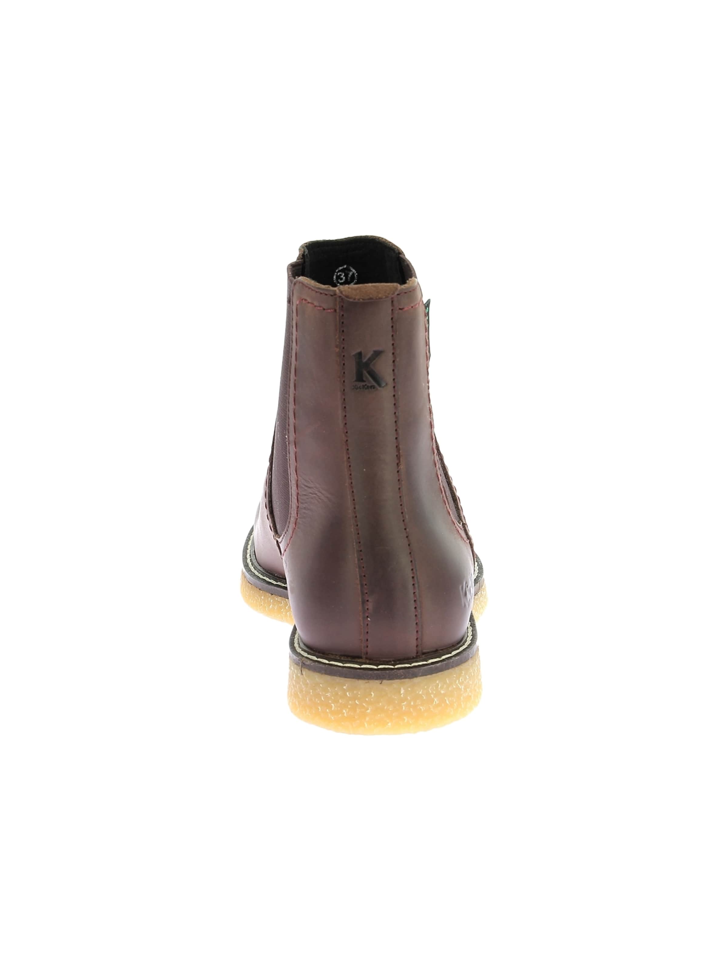 Kickers Ankle boots 'Lederstiefeletten Kick Lorel' in Brown