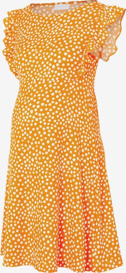 MAMALICIOUS Sommerkjole i oransje / hvit, Produktvisning