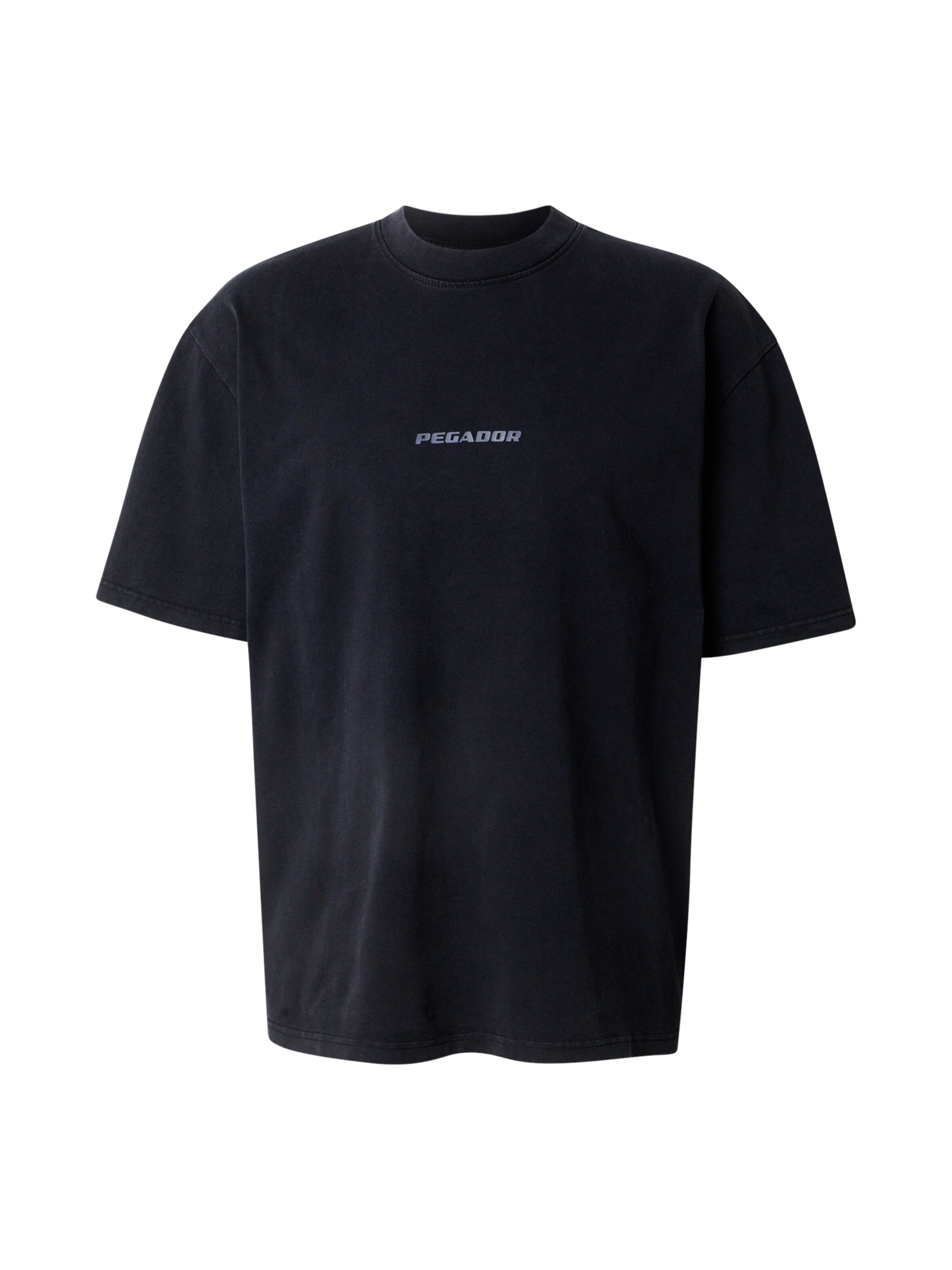 Pegador Μπλουζάκι 'Colne' σε μαύρο: μπροστά