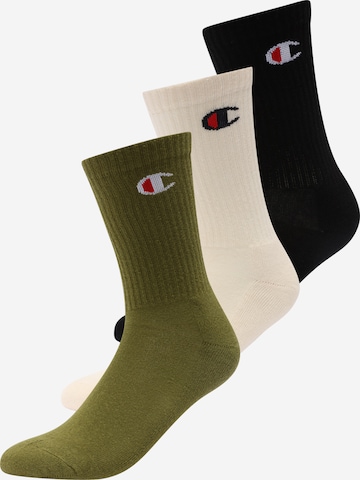 Champion Authentic Athletic Apparel Socks in Beige: front