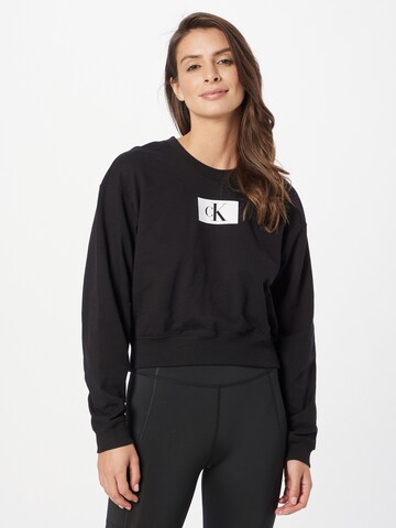 Calvin Klein Underwear Sweatshirt in Zwart: voorkant