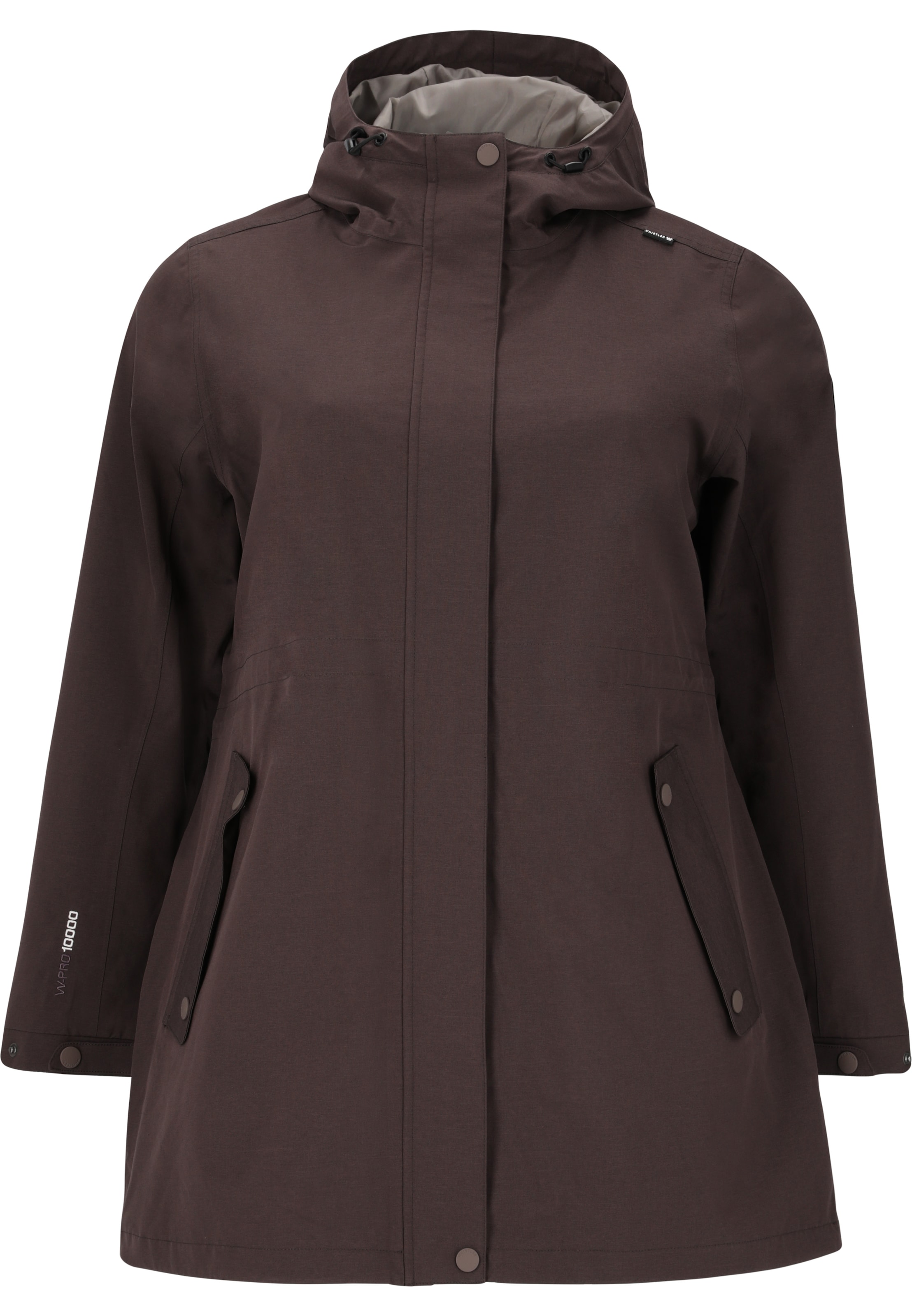 Whistler Funktionsjacke 'Aleia' in Braun: Vorderseite