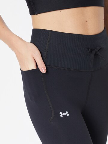 UNDER ARMOUR Skinny Workout Pants 'Meridian' in Black