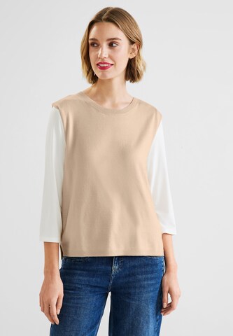 STREET ONE Pullover in Beige: predná strana