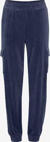 Oxmo Regular Cargo Pants 'Mitala' in Blue: front