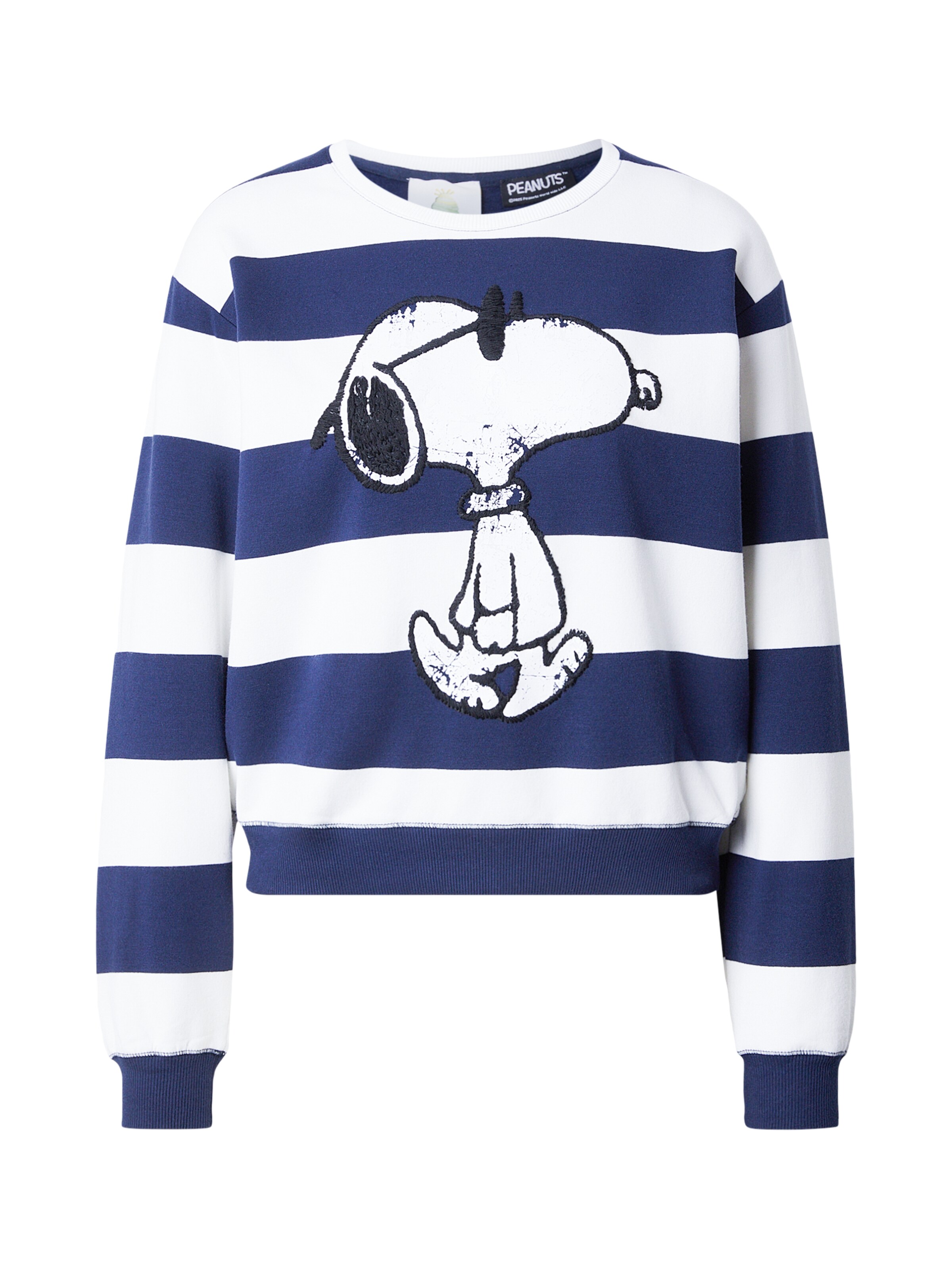 PRINCESS GOES HOLLYWOOD Sweatshirt 'SNOOPY' in de kleur Marine / Zwart / Wit, Productweergave