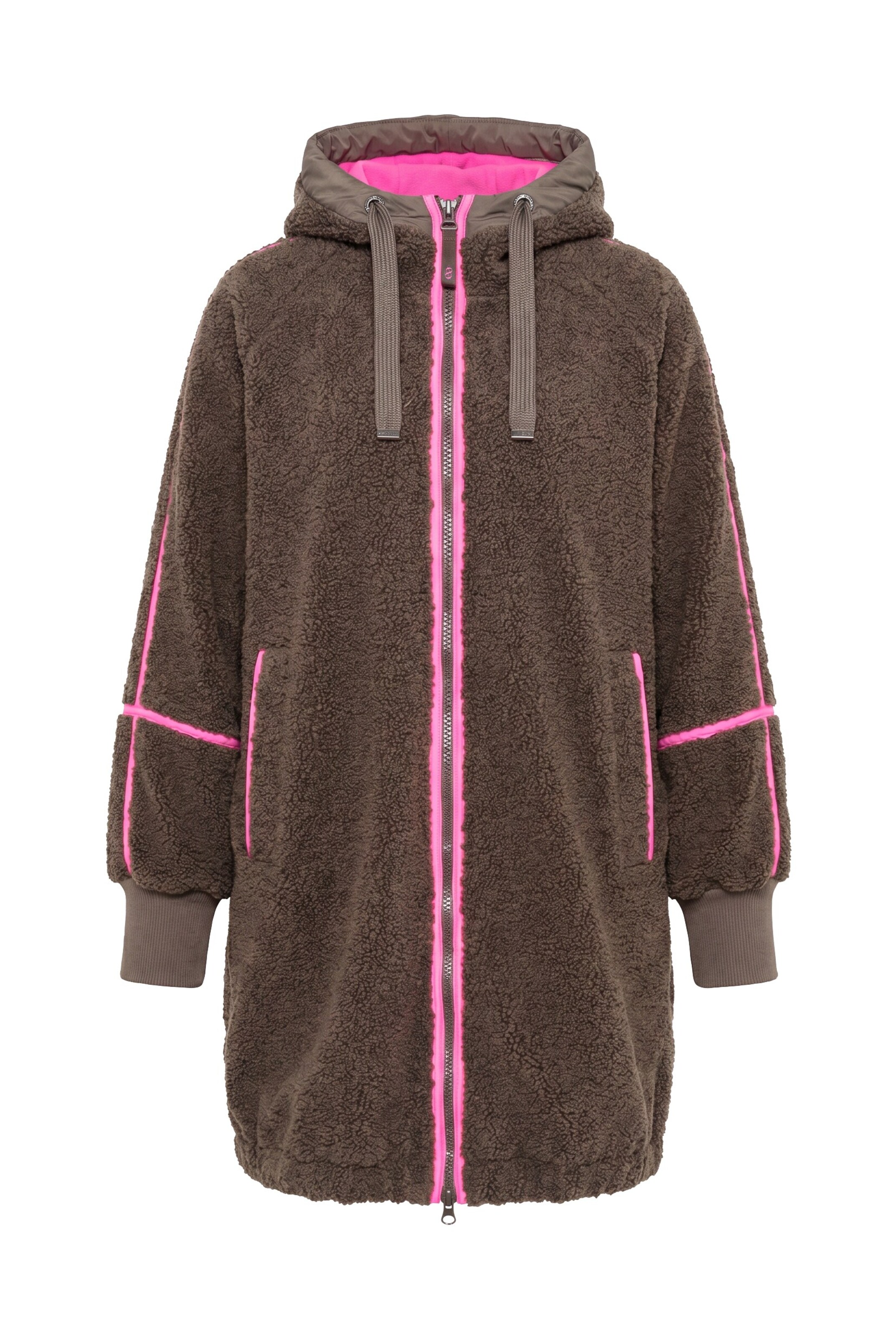 LAURASØN Between-Season Jacket in M in Taupe / Light pink, Item view