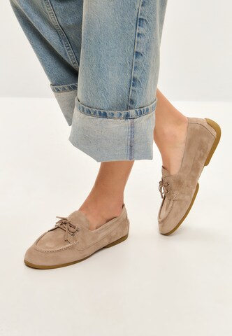 Mocassin CESARE GASPARI en beige