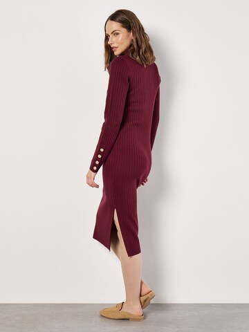 Apricot Dress in Red